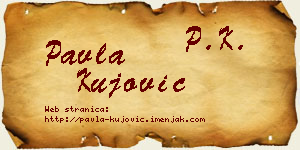 Pavla Kujović vizit kartica